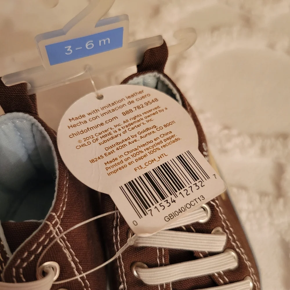 Baby Shoes Sneakers 3-6 Months Carter 😍 Kids Infant